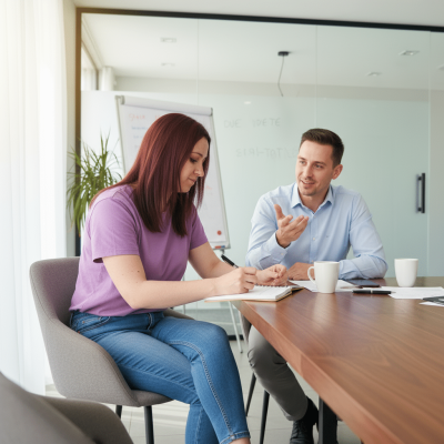 Échange professionnel pour définir les besoins d’aide à domicile avec Diaz Family Services