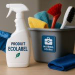 Produits de nettoyage avec écolabel et matériel fourni pour les interventions d’aide à domicile de Diaz Family Services